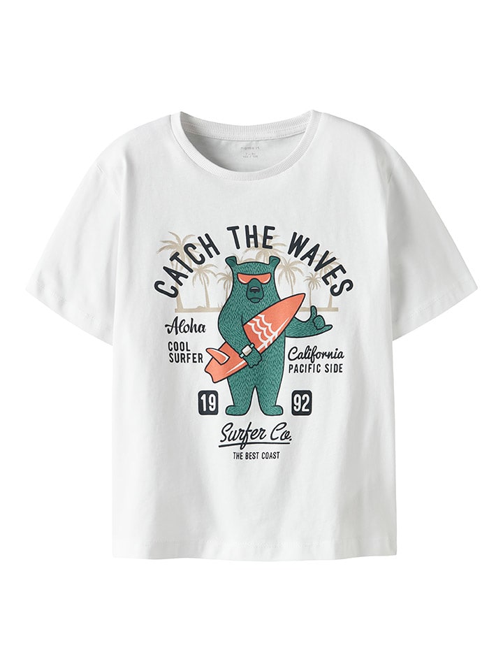 Футболка name it, белый/зеленый
Футболка name it, белый/зеленый