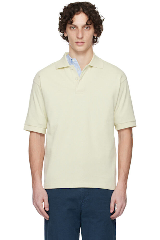 Зеленый пима хлопок плотный пике поло AURALEE
Зеленый пима хлопок плотный пике поло AURALEE