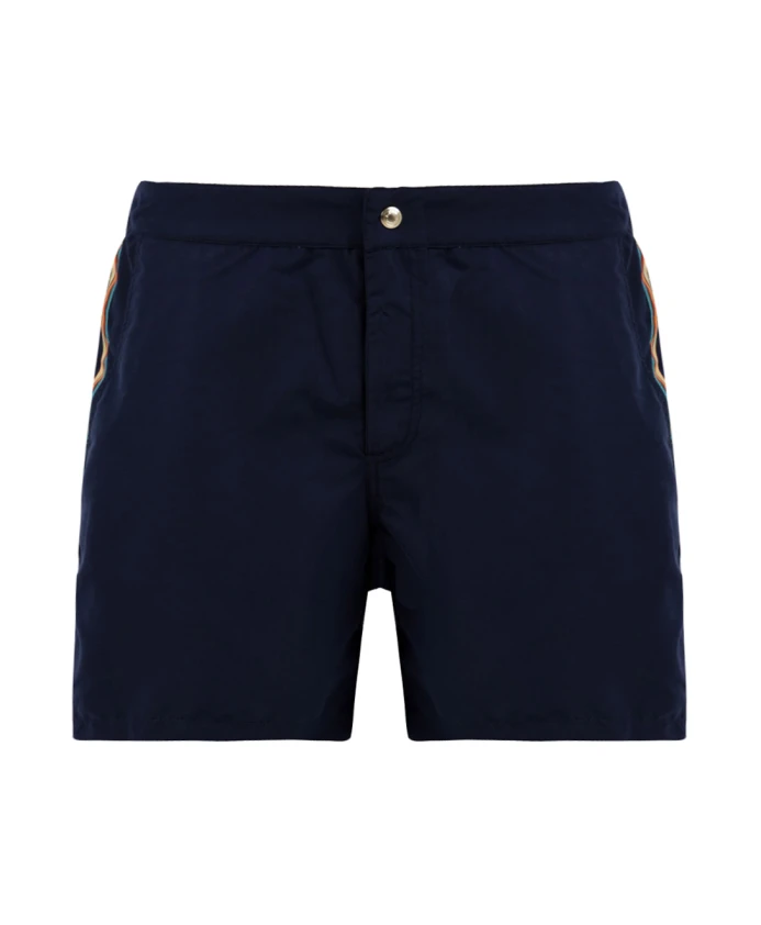 Плавки в синюю фирменную полоску Paul Smith, синий
Плавки в синюю фирменную полоску Paul Smith, синий