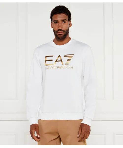 Толстовка Regular fit Ea7, белый 
Толстовка Regular fit Ea7, белый