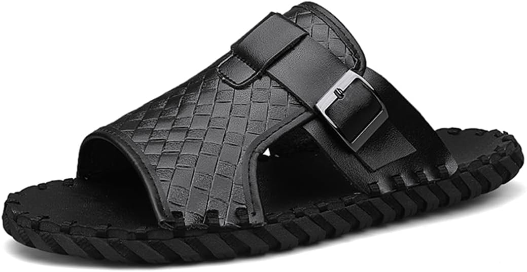 Мужские летние кожаные сандалии для улицы, повседневная спортивная обувь для пляжа, удобные легкие сандалии для ходьбы Generic, черный
Мужские летние кожаные сандалии для улицы, повседневная спортивная обувь для пляжа, удобные легкие сандалии для ходьбы Generic, черный
