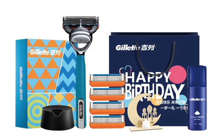 Фенгинь 5 ручной триммер для усов 1 держатель для ножей 4 режущие головки 1 основание, молодежная упаковка Gillette, Fengyin Youth Edition 4+1 - Birthday Gift (Birthday Ornament + Shaving Foam + Birthday Gift Bag)
Фенгинь 5 ручной триммер для усов 1 держатель для ножей 4 режущие головки 1 основание, молодежная упаковка Gillette, Fengyin Youth Edition 4+1 - Birthday Gift (Birthday Ornament + Shaving Foam + Birthday Gift Bag)