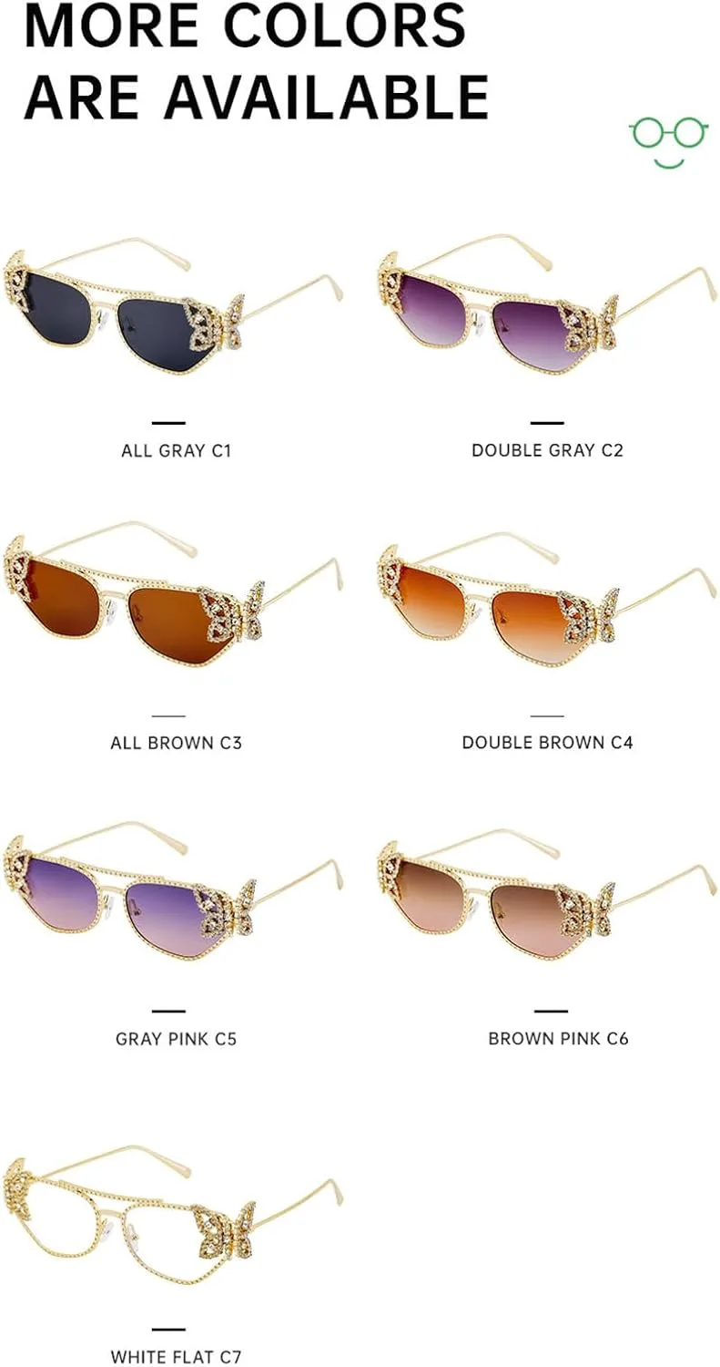 Willochra Модные ретро-очки в форме треугольника «кошачий глаз» с металлическим оправой, женские, с кристаллами, блестящие, для вечеринок, отдыха и пляжа, C4
Willochra Модные ретро-очки в форме треугольника «кошачий глаз» с металлическим оправой, женские, с кристаллами, блестящие, для вечеринок, отдыха и пляжа, C4