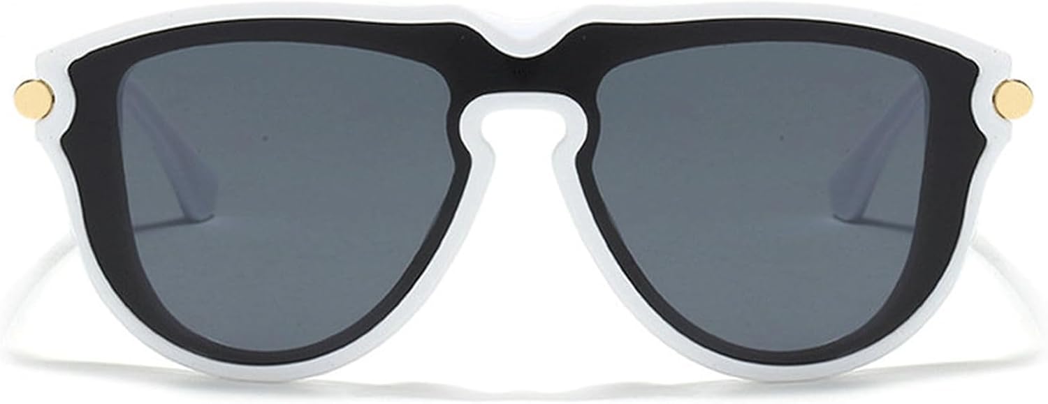 Willochra Ретро большие солнцезащитные очки-пилот с двойной перемычкой для женщин, модные панк-очки для мужчин, овальные солнцезащитные очки с защитой от УФ-излучения UV400, C2
Willochra Ретро большие солнцезащитные очки-пилот с двойной перемычкой для женщин, модные панк-очки для мужчин, овальные солнцезащитные очки с защитой от УФ-излучения UV400, C2