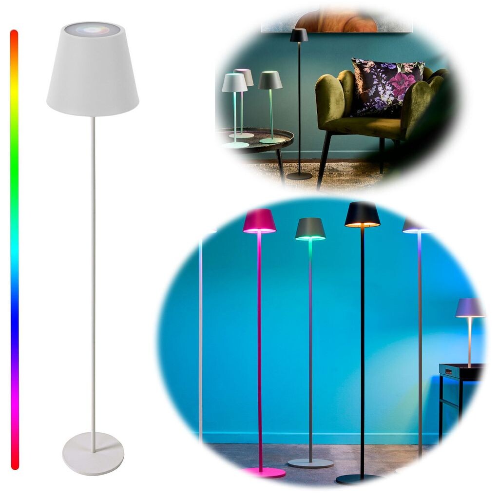 LS-LebenStil LED Touch RGB торшер Ribe белый 113 см беспроводной торшер с диммером для улицы
LS-LebenStil LED Touch RGB торшер Ribe белый 113 см беспроводной торшер с диммером для улицы