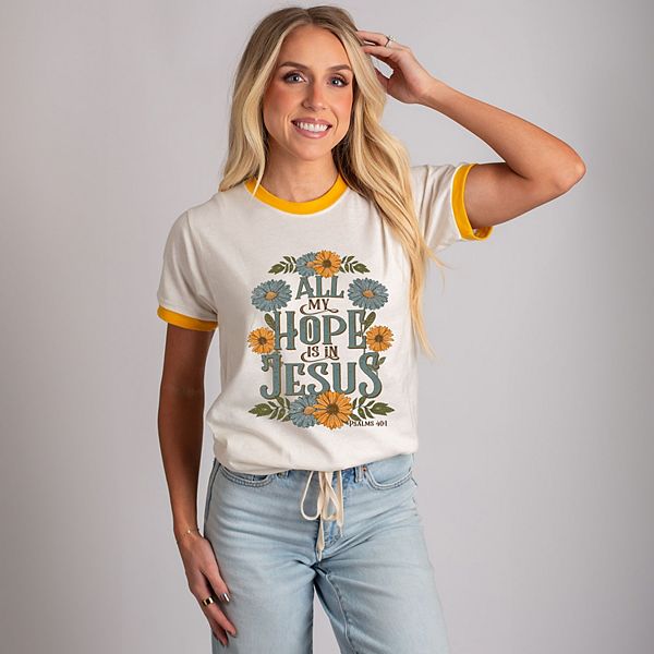Футболка All my hope is in jesus floral Simply Sage Market, Vintage Mustard
Футболка All my hope is in jesus floral Simply Sage Market, Vintage Mustard