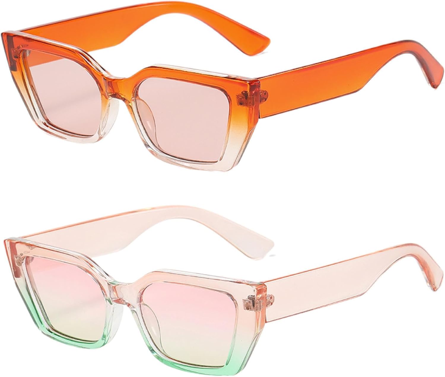 Солнцезащитные очки с защитой от УФ-излучения UV400 | «Кошачий глаз» с градиентным переходом цвета | Для женщин и мужчин, для занятий спортом на открытом воздухе и вождения DSVIGF, 2pcs Z03
Солнцезащитные очки с защитой от УФ-излучения UV400 | «Кошачий глаз» с градиентным переходом цвета | Для женщин и мужчин, для занятий спортом на открытом воздухе и вождения DSVIGF, 2pcs Z03