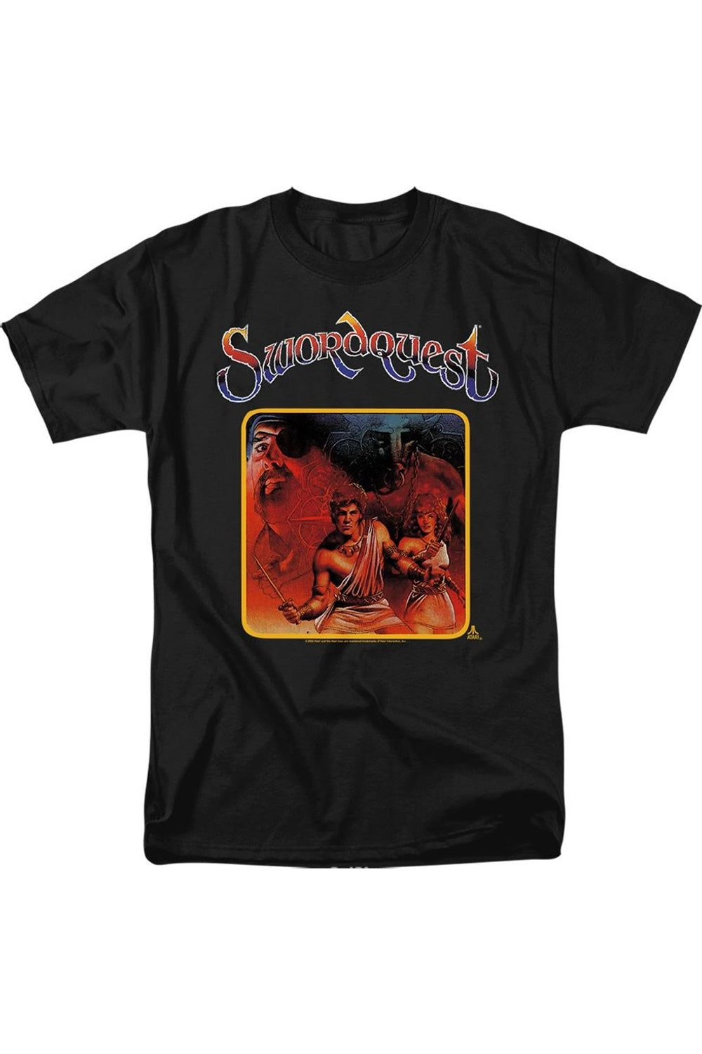 Футболка Atari Swordquest с коротким рукавом для взрослых Gildan, черный
Футболка Atari Swordquest с коротким рукавом для взрослых Gildan, черный