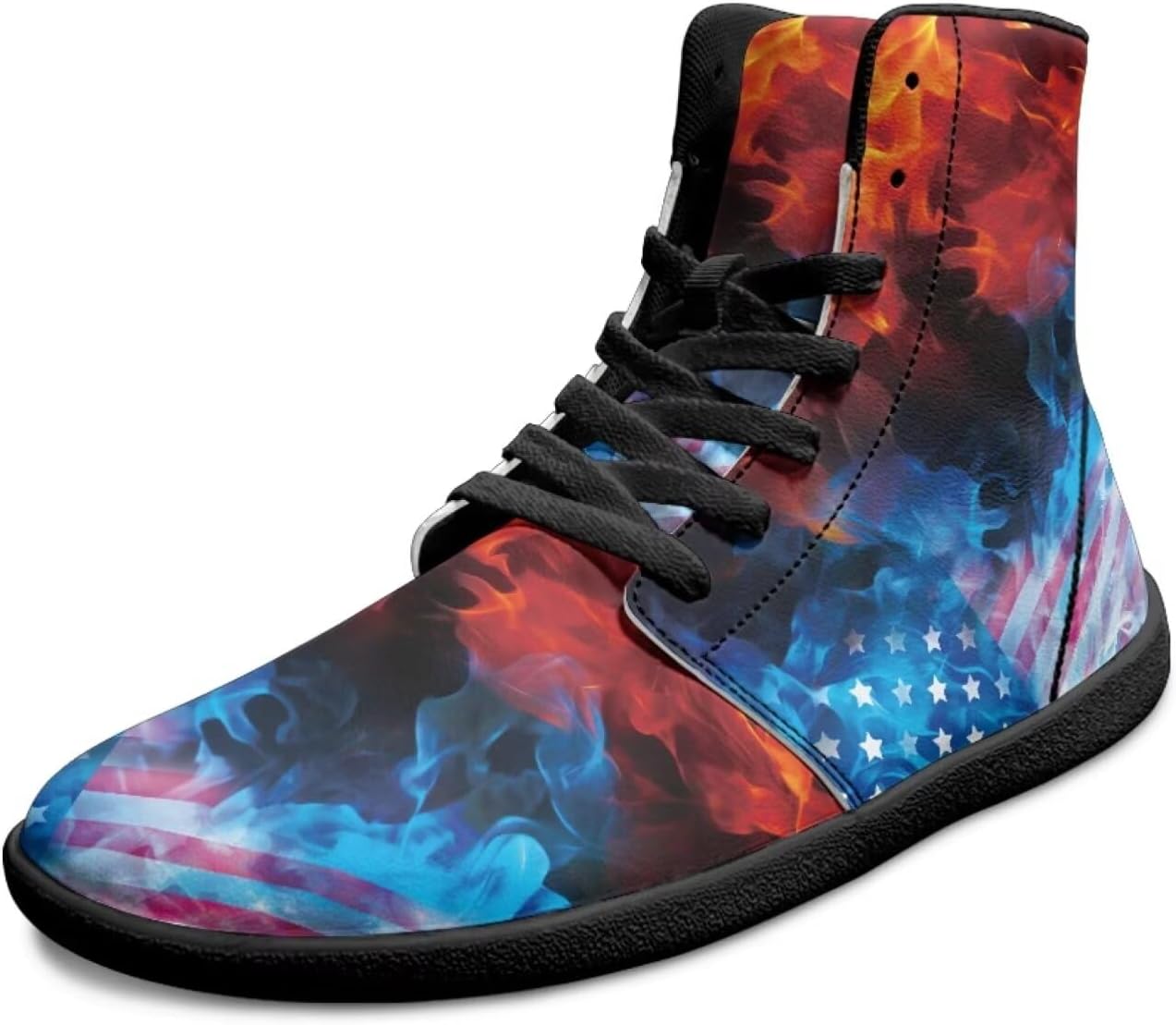 Мужские босоножки Fire Flame из кожи с высоким верхом, кроссовки с широкой носочной частью, обувь для ходьбы с нулевым перепадом и минималистичной подошвой Chririnla, American Flag Fire Flame
Мужские босоножки Fire Flame из кожи с высоким верхом, кроссовки с широкой носочной частью, обувь для ходьбы с нулевым перепадом и минималистичной подошвой Chririnla, American Flag Fire Flame