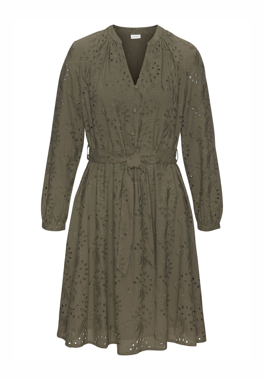Повседневное платье LASCANA, хаки
Повседневное платье LASCANA, хаки
