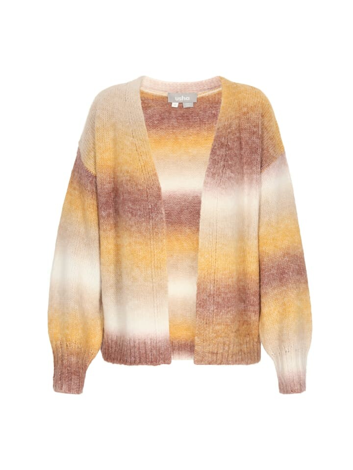 Пуловер Usha Cardigan, цвет braun mehrfarbig 
Пуловер Usha Cardigan, цвет braun mehrfarbig