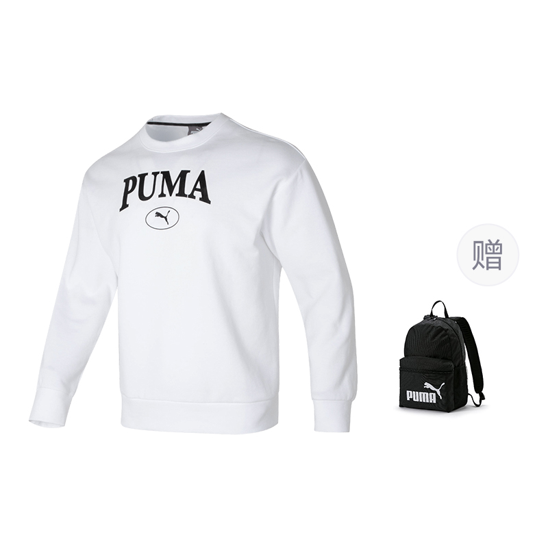 Свитшоты Unisex Crew Neck Moderate Regular PUMA, белый (comes with puma bag 1 pc)
Свитшоты Unisex Crew Neck Moderate Regular PUMA, белый (comes with puma bag 1 pc)