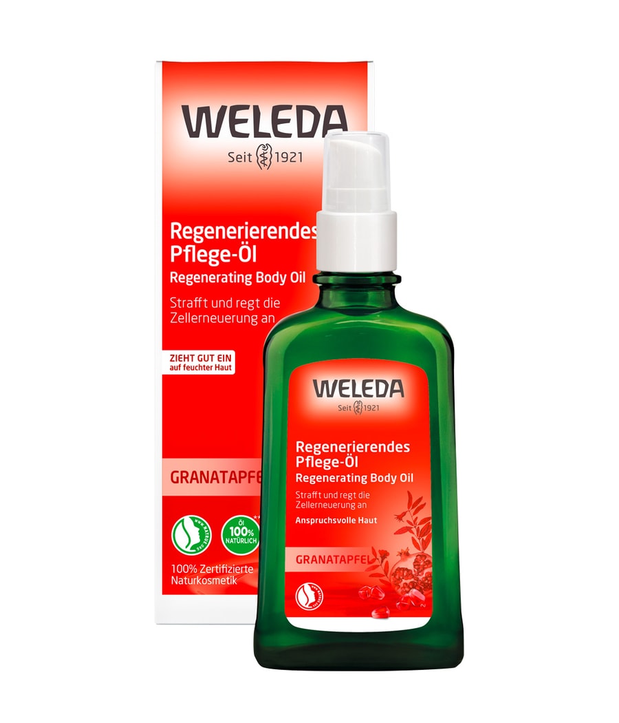 Масло для тела Weleda Granatapfel Regenerierendes Pflege-Öl, 100 ml
Масло для тела Weleda Granatapfel Regenerierendes Pflege-Öl, 100 ml