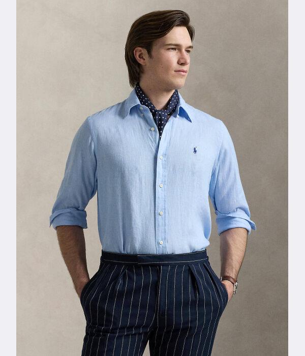 Льняная рубашка Custom fit Polo Ralph Lauren, синий
Льняная рубашка Custom fit Polo Ralph Lauren, синий