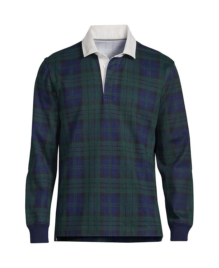 Мужская рубашка для регби с длинным рукавом Lands' End, зеленый
Мужская рубашка для регби с длинным рукавом Lands' End, зеленый