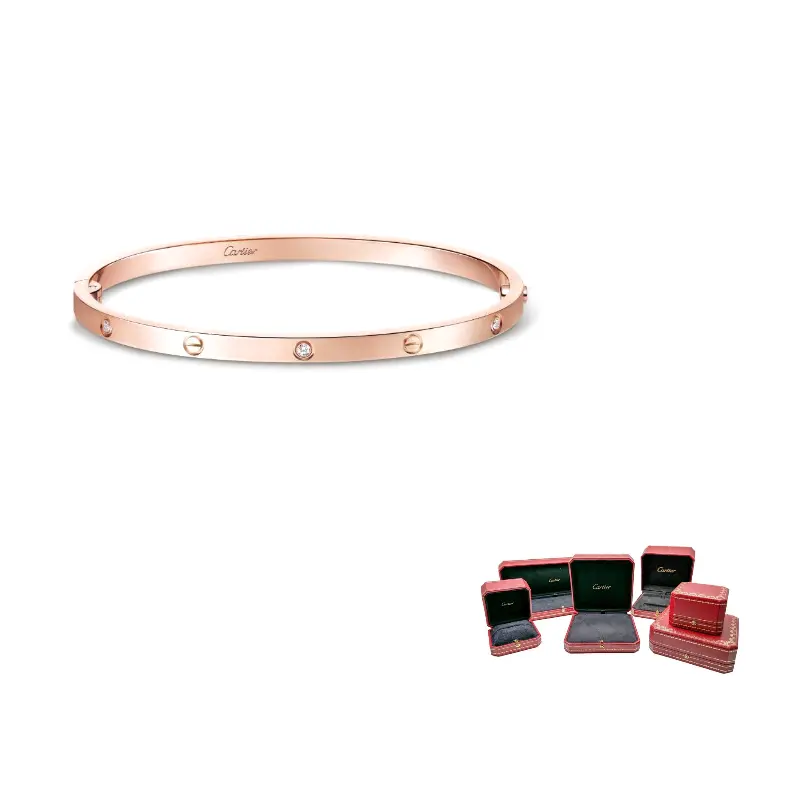Браслет из розового золота 18 карат Women's Rose Gold Cartier, розовое золото
Браслет из розового золота 18 карат Women's Rose Gold Cartier, розовое золото