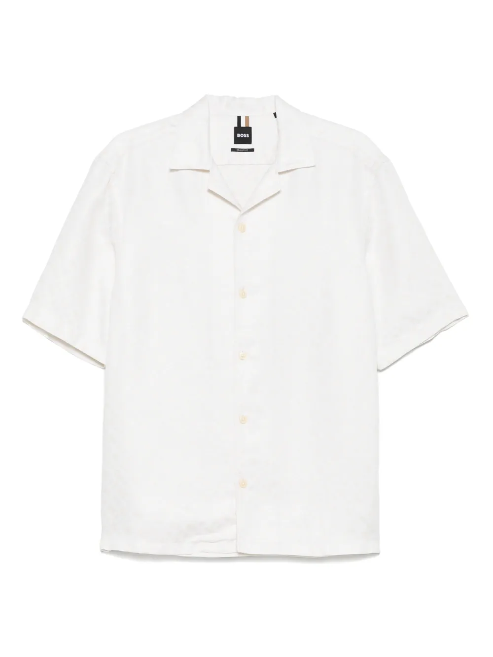 Рубашка с распашным воротником BOSS, нейтральный
Рубашка с распашным воротником BOSS, нейтральный