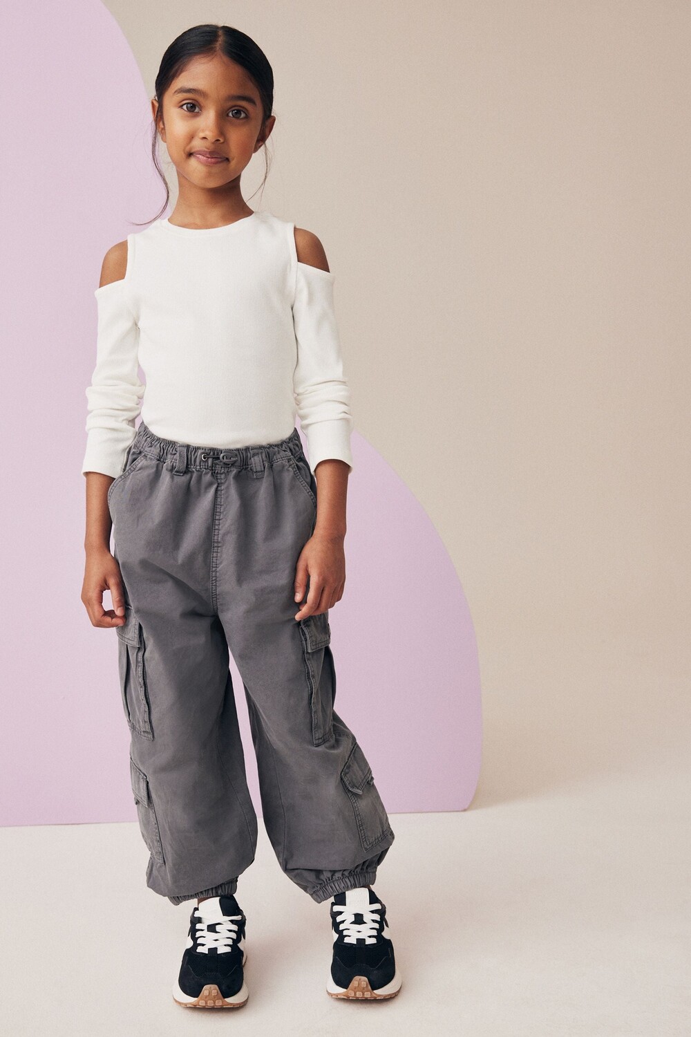 Брюки Parachute Cargo из 100% хлопка (3 16 лет) Next, серый
Брюки Parachute Cargo из 100% хлопка (3 16 лет) Next, серый