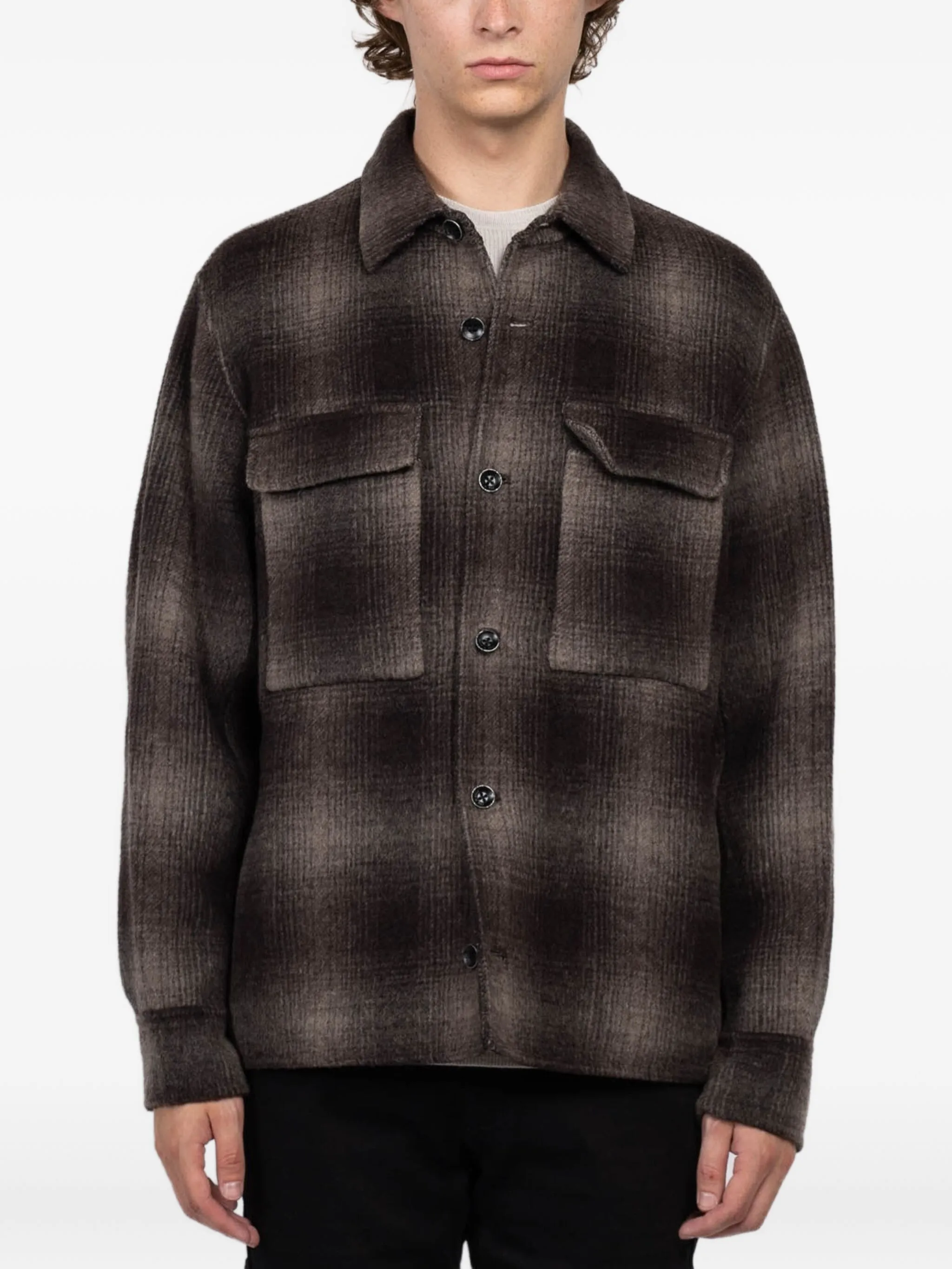 Куртка с карманами в клетку Rag & Bone, коричневый
Куртка с карманами в клетку Rag & Bone, коричневый