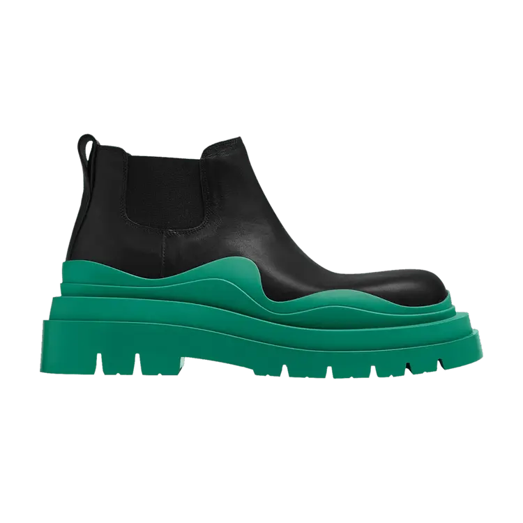 Ботинки Bottega Veneta Tire Cropped Boot 'Black Acid Turquoise', черный
Ботинки Bottega Veneta Tire Cropped Boot 'Black Acid Turquoise', черный
