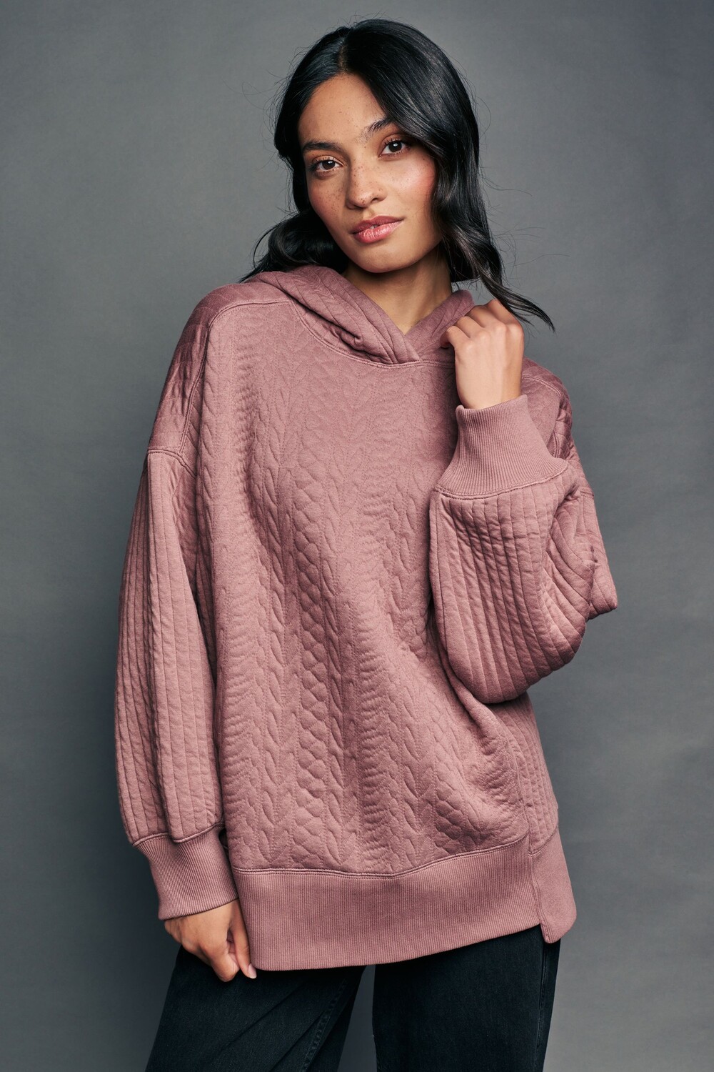 Стеганая стираная толстовка с капюшоном Next, розовый
Стеганая стираная толстовка с капюшоном Next, розовый