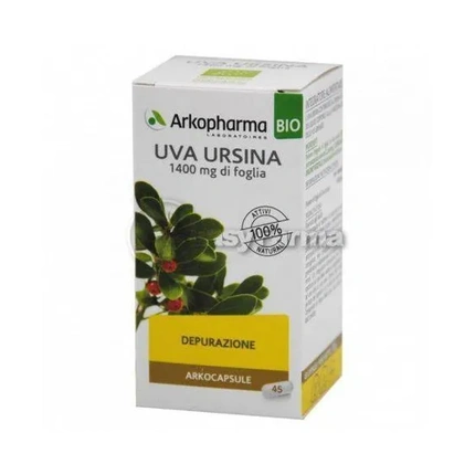 Uva Ursina Биодобавка для здоровья мочевыводящих путей - 45 Аркокапсул Arkopharma
Uva Ursina Биодобавка для здоровья мочевыводящих путей - 45 Аркокапсул Arkopharma