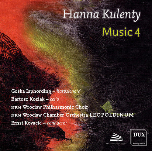 CD диск Kulenty / Isphording / Nfm Wroclaw Chamber Orch: Hanna Kulenty: Music 4
CD диск Kulenty / Isphording / Nfm Wroclaw Chamber Orch: Hanna Kulenty: Music 4