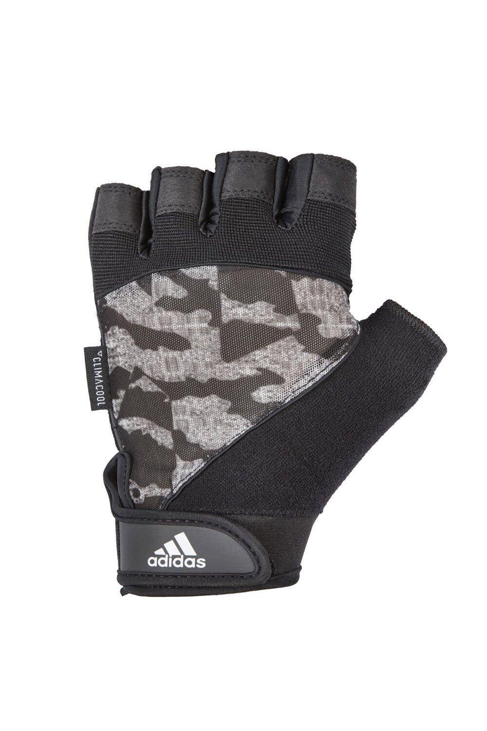 Перчатки для спортзала с половиной пальца Adidas, серый
Перчатки для спортзала с половиной пальца Adidas, серый