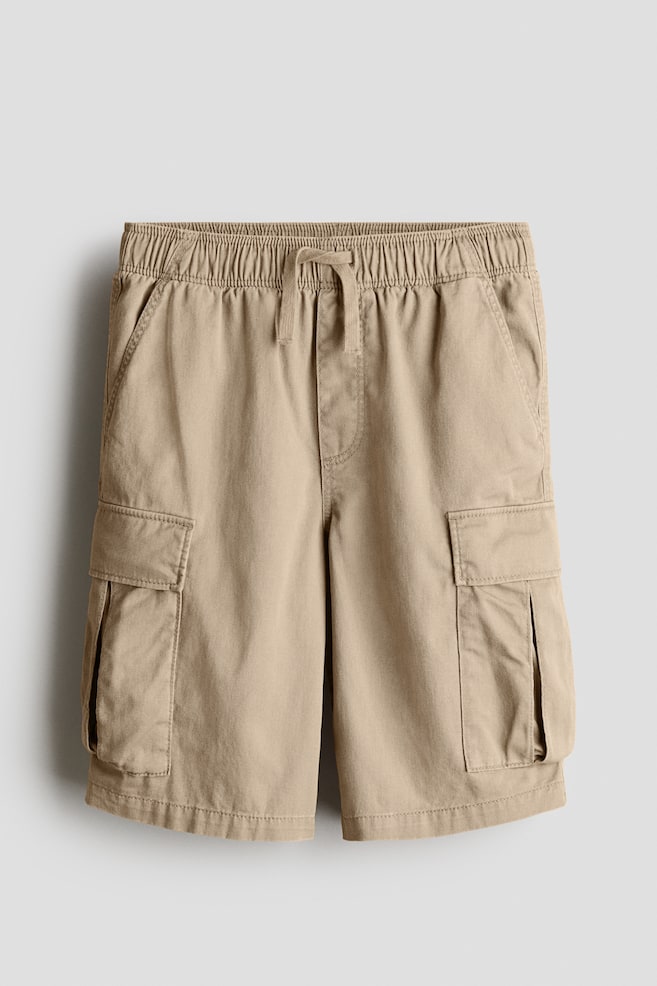 Шорты-Карго из твила H&M, бежевый
Шорты-Карго из твила H&M, бежевый