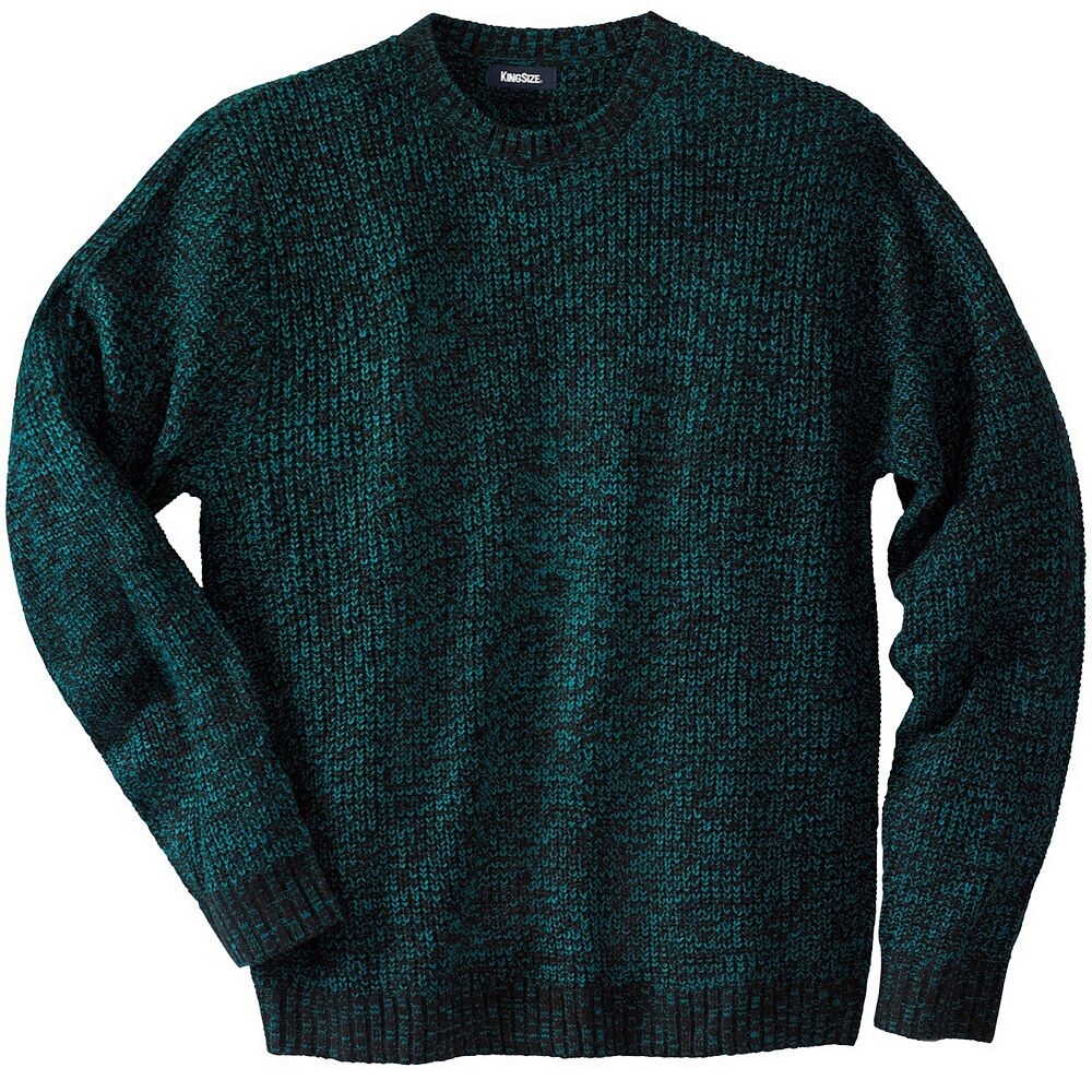 Мужской свитер большой и высокой вязки Kingsize с круглым вырезом KingSize, цвет Midnight Teal Marl
Мужской свитер большой и высокой вязки Kingsize с круглым вырезом KingSize, цвет Midnight Teal Marl