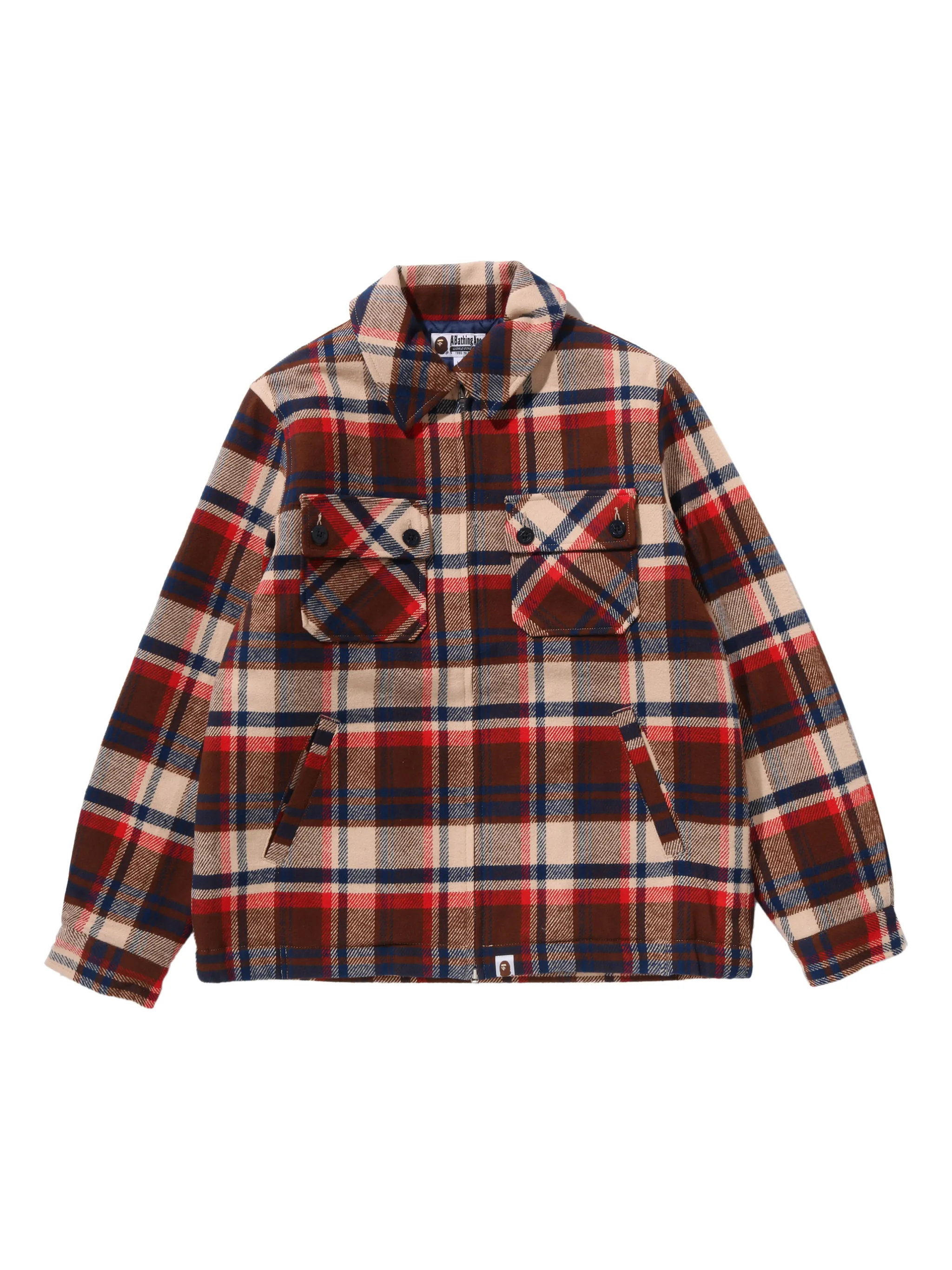 Клетчатая куртка с карманами A Bathing Ape, коричневый
Клетчатая куртка с карманами A Bathing Ape, коричневый