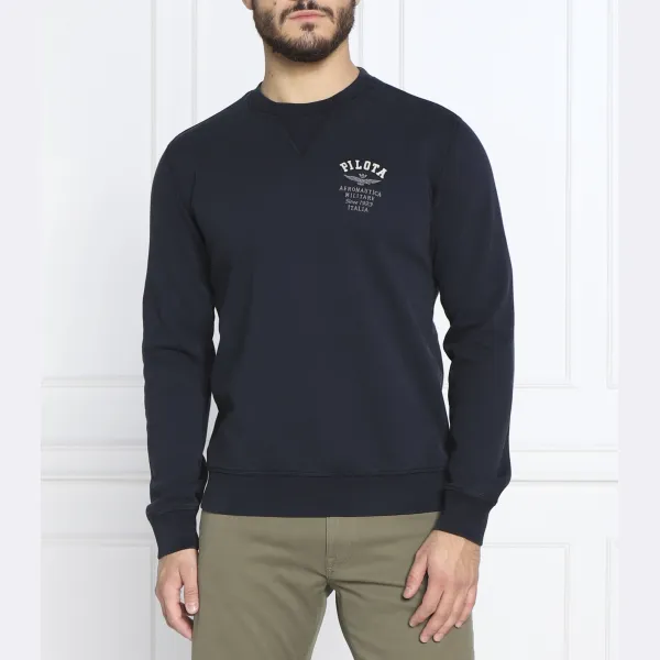 Толстовка обычного кроя Aeronautica Militare, синий 
Толстовка обычного кроя Aeronautica Militare, синий