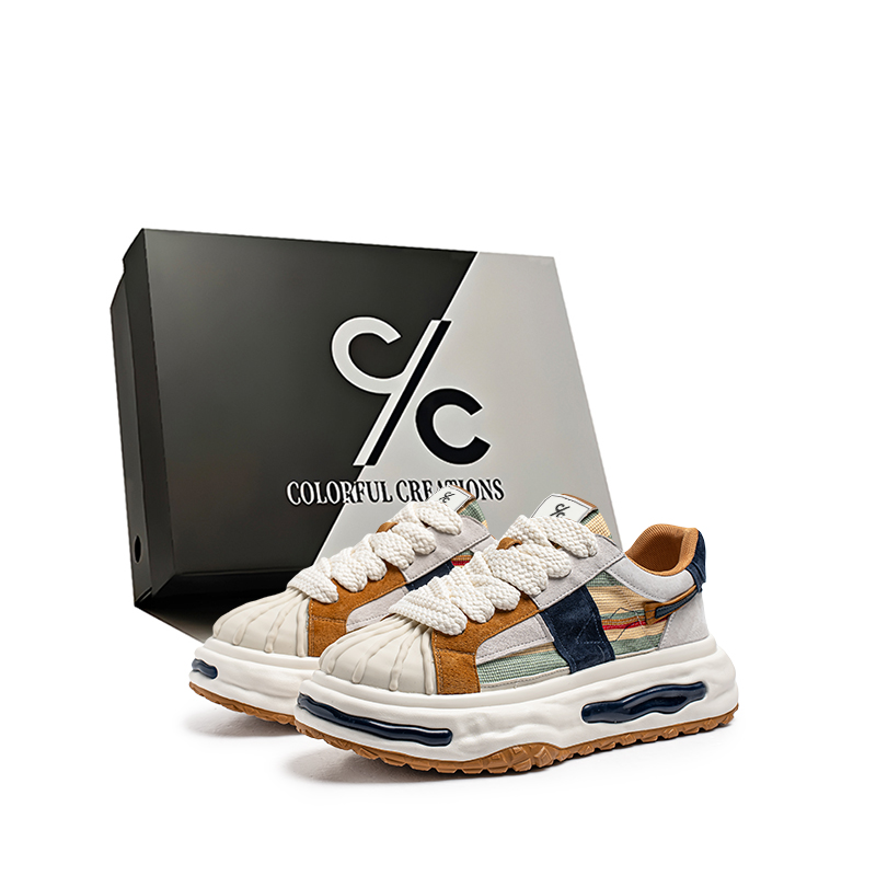 Нескользящие и износостойкие низкие повседневные туфли, увеличивающие рост, для мужчин Colorful Creations, White
Нескользящие и износостойкие низкие повседневные туфли, увеличивающие рост, для мужчин Colorful Creations, White