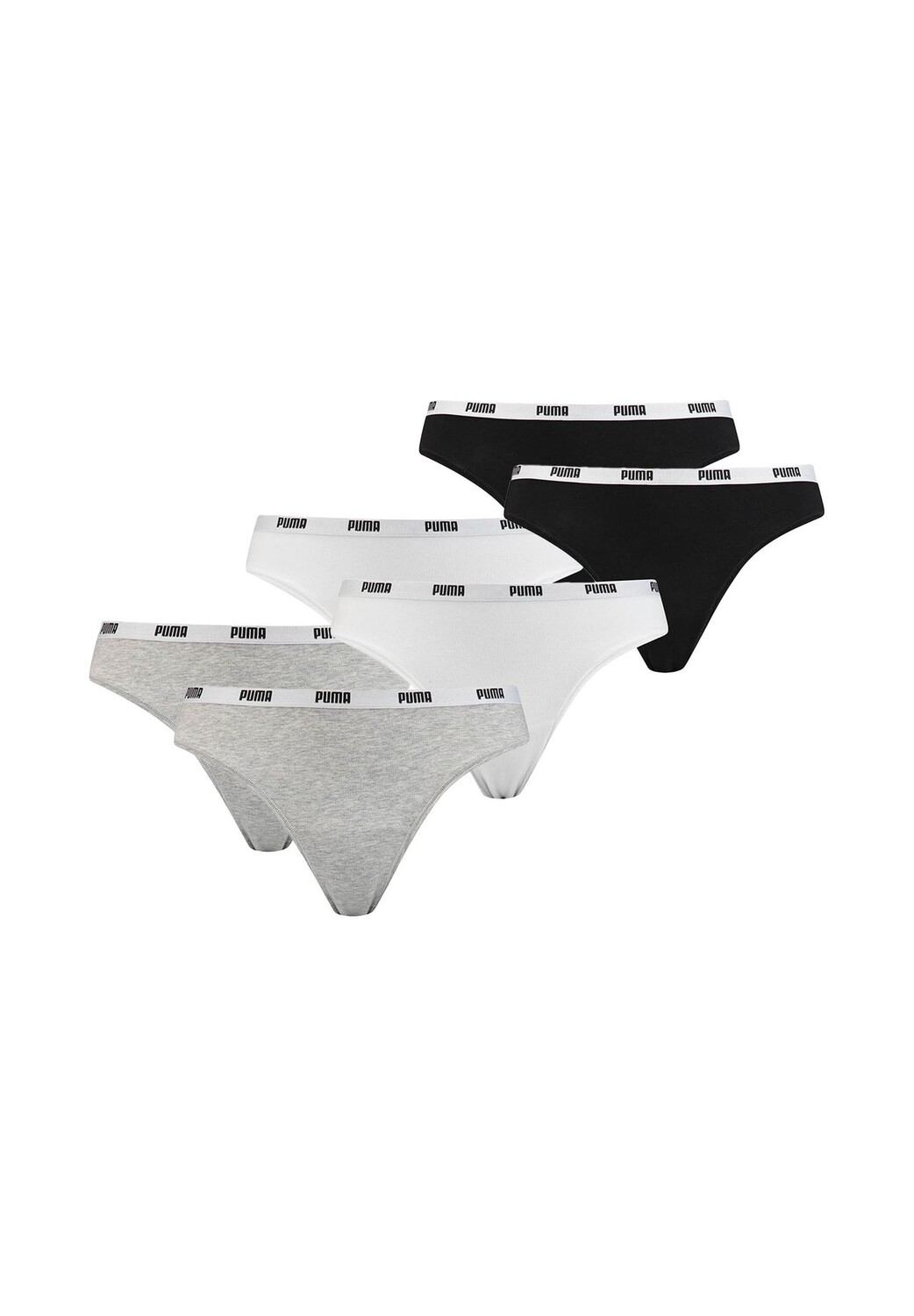 Женские стринги Iconic, 6 шт., хлопок стрейч PUMA, цвет Grau Schwarz
Женские стринги Iconic, 6 шт., хлопок стрейч PUMA, цвет Grau Schwarz