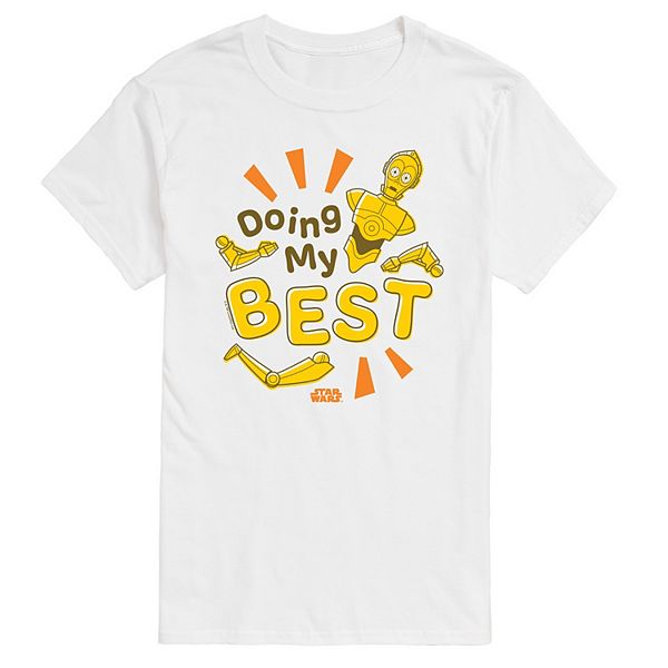 Футболка с принтом Big & tall C-3PO Doing My Best Star Wars
Футболка с принтом Big & tall C-3PO Doing My Best Star Wars