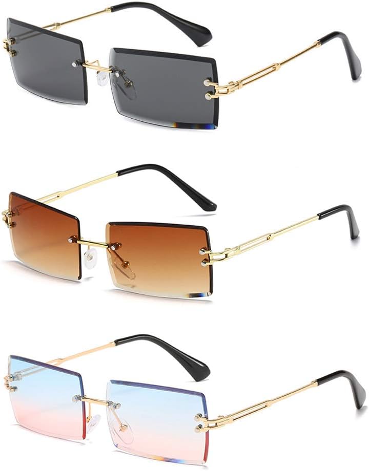 Солнцезащитные очки без оправы прямоугольной формы для женщин, квадратные модные очки без оправы, маленькие винтажные очки-баффы для мужчин HEPTAGRAM 7, Brown&grey&blue Pink
Солнцезащитные очки без оправы прямоугольной формы для женщин, квадратные модные очки без оправы, маленькие винтажные очки-баффы для мужчин HEPTAGRAM 7, Brown&grey&blue Pink