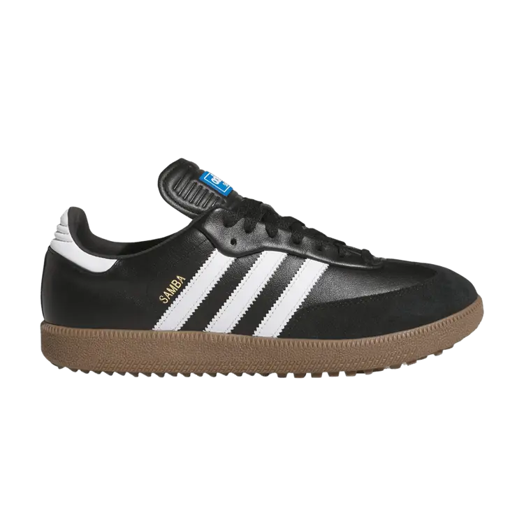 Кроссовки adidas Samba Spikeless Golf Black White Gum, черный
Кроссовки adidas Samba Spikeless Golf Black White Gum, черный