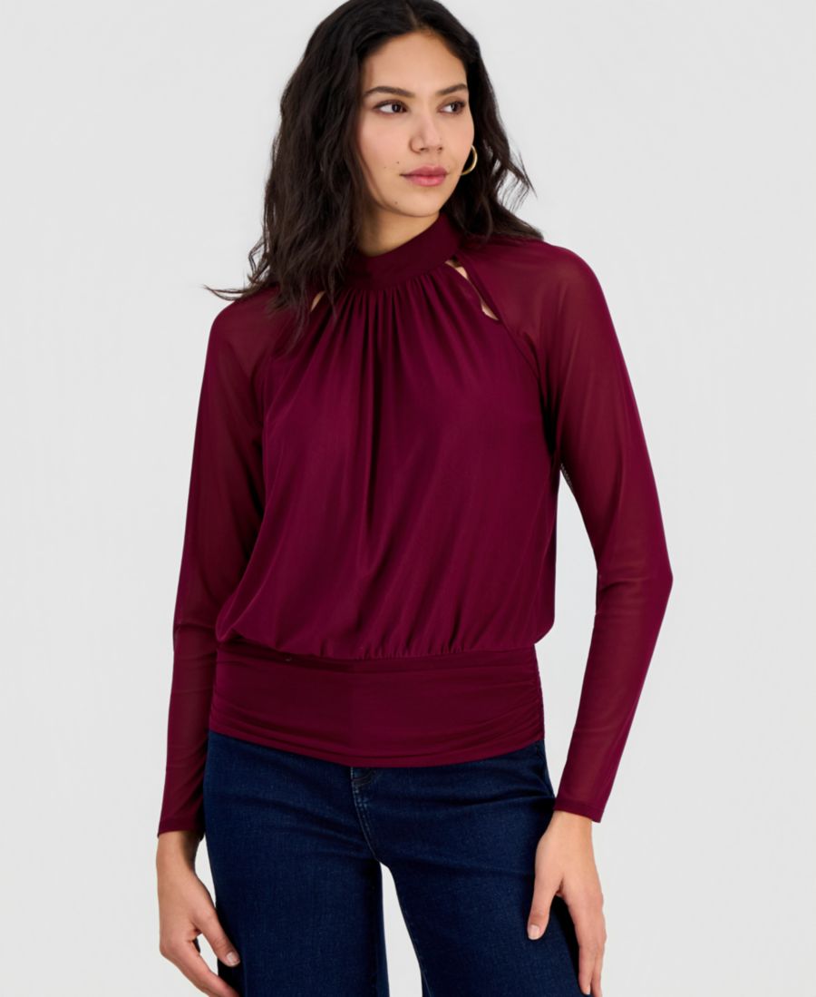 Женская блузка с длинными рукавами и сетчатыми вставками, эксклюзивно для Macy's INC International Concepts, New Maroon
Женская блузка с длинными рукавами и сетчатыми вставками, эксклюзивно для Macy's INC International Concepts, New Maroon