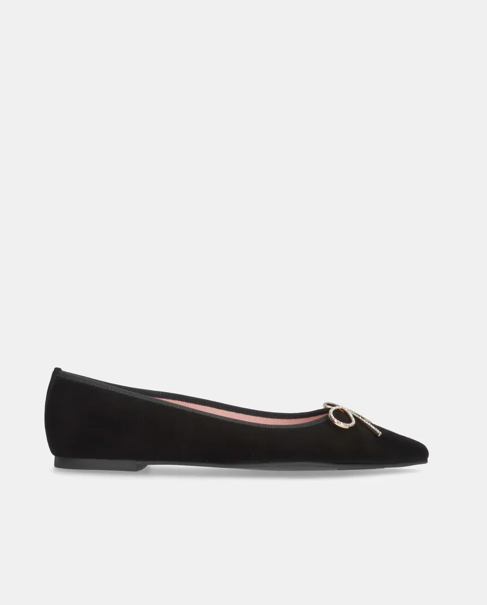Женские балетки Ella из мягкой замши с бантом из кристаллов Pretty Ballerinas, черный
Женские балетки Ella из мягкой замши с бантом из кристаллов Pretty Ballerinas, черный