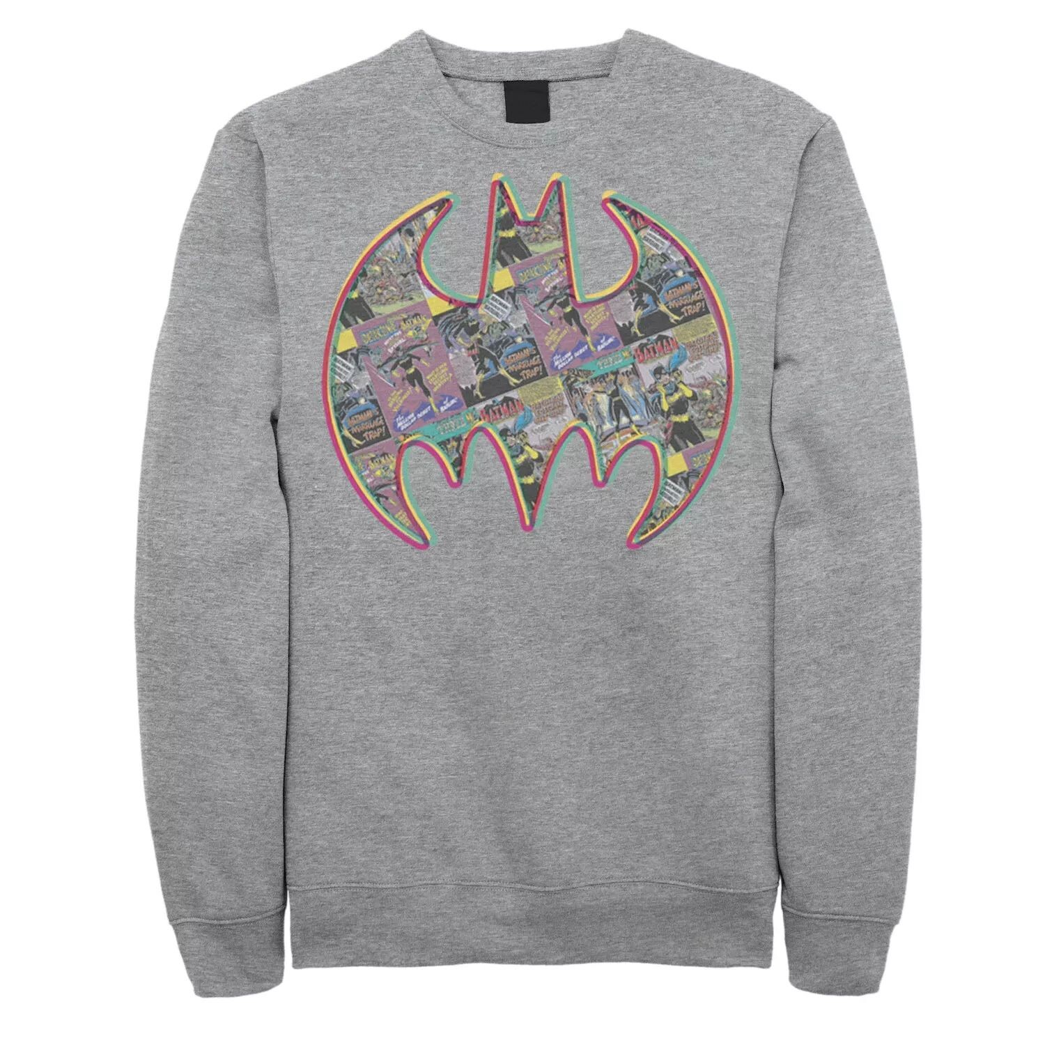 Мужской свитшот с логотипом DC Comics Batman Neon Comics Licensed Character 
Мужской свитшот с логотипом DC Comics Batman Neon Comics Licensed Character