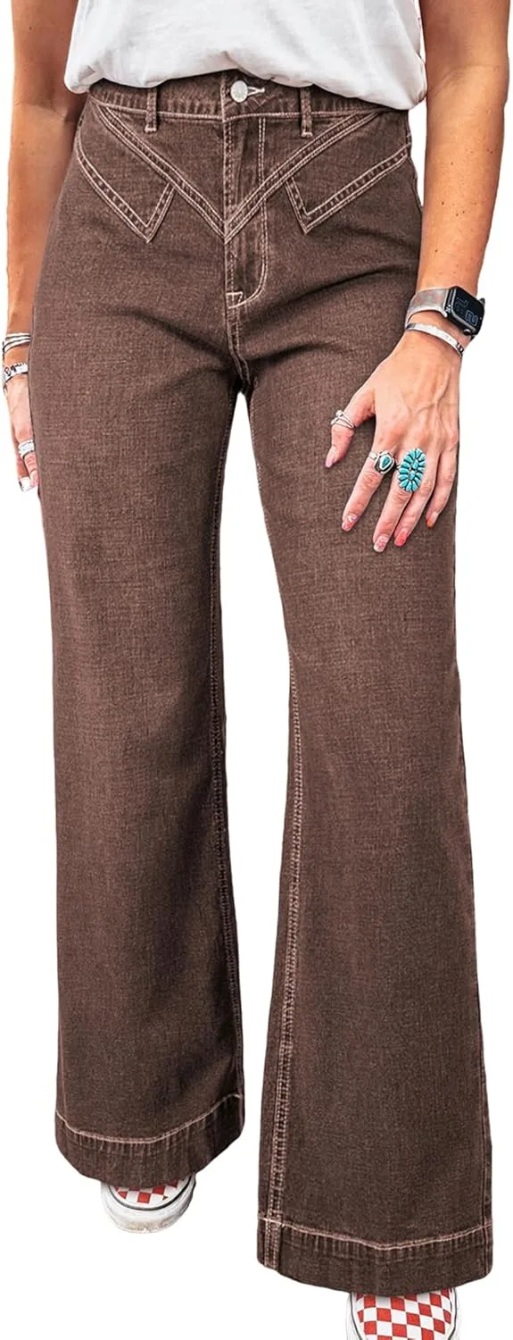 Женские джинсы с высокой талией, широкие, с карманами Whrounnk
Женские джинсы с высокой талией, широкие, с карманами Whrounnk