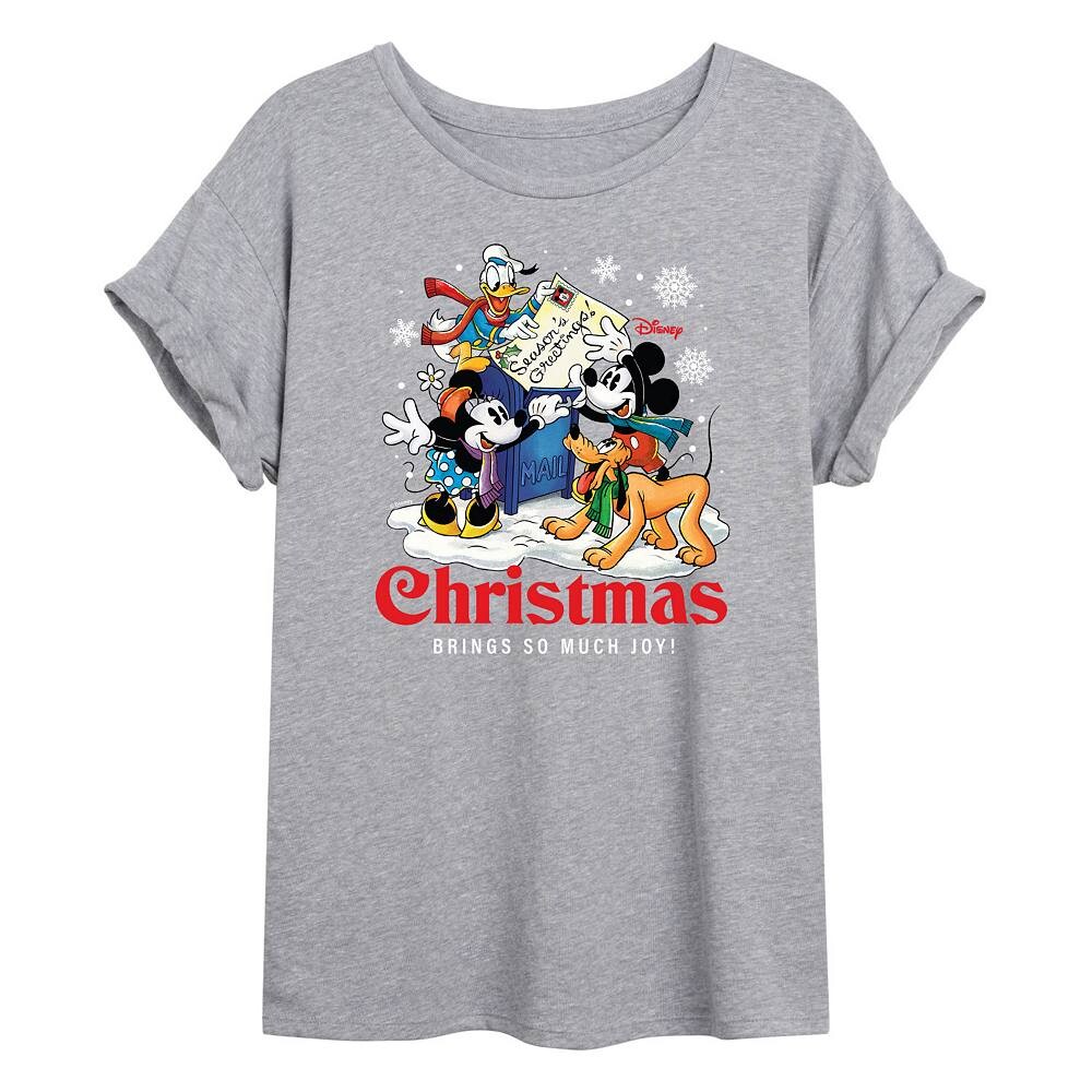 Огромная футболка Disney's Mickey & Minnie Mouse для детей «Рождество приносит радость», серый
Огромная футболка Disney's Mickey & Minnie Mouse для детей «Рождество приносит радость», серый
