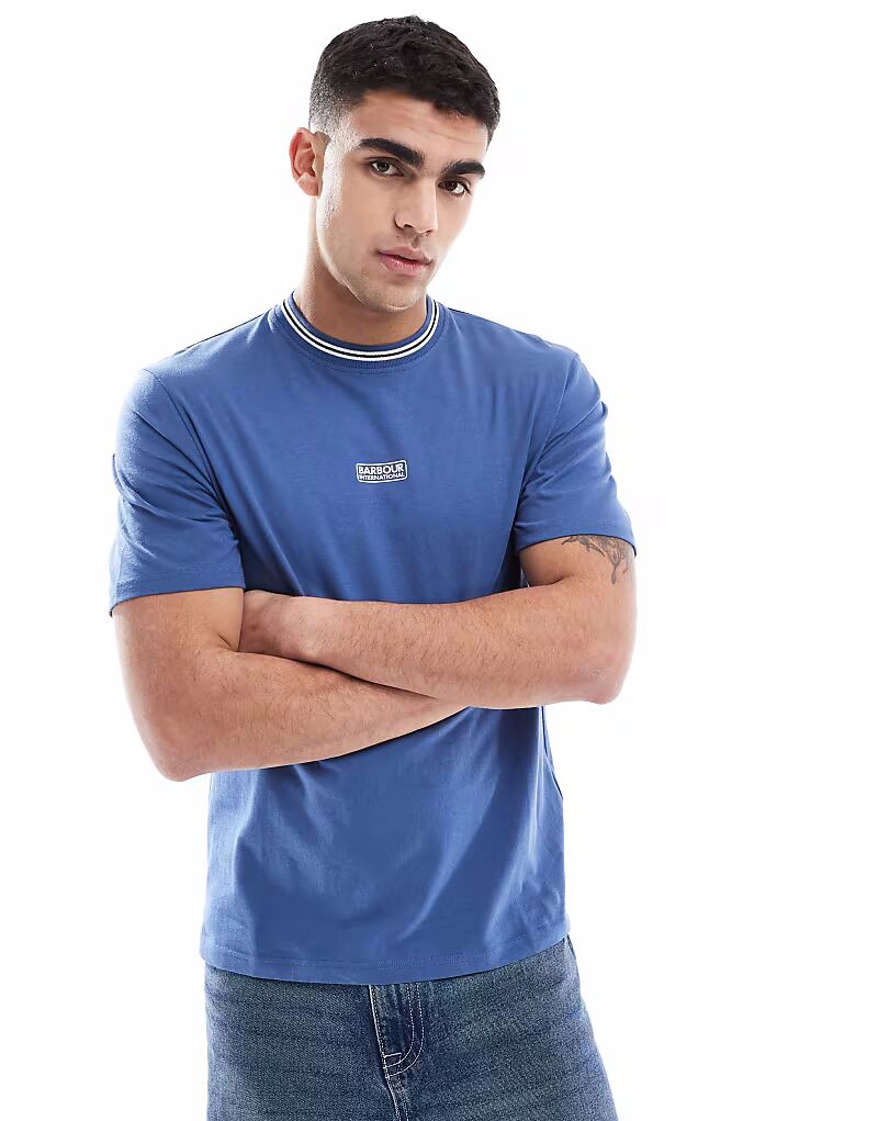 Футболка с логотипом Barbour International цвета «северное море»
Футболка с логотипом Barbour International цвета «северное море»