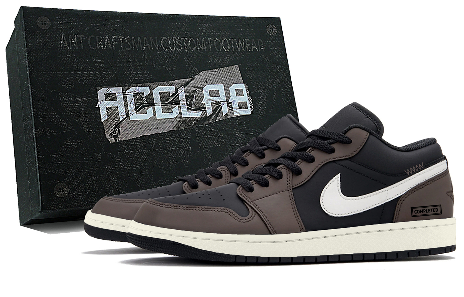 Jordan Мужские баскетбольные кроссовки Air 1 с износостойким низким верхом, винтажные, черный и коричневый
Jordan Мужские баскетбольные кроссовки Air 1 с износостойким низким верхом, винтажные, черный и коричневый