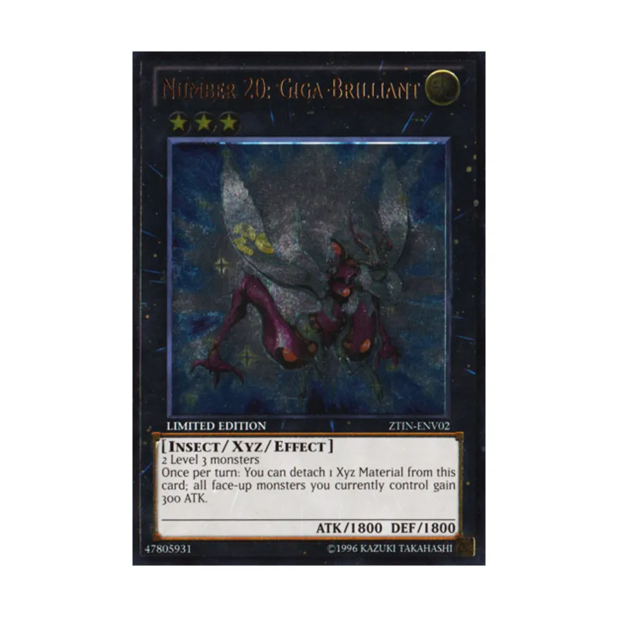 CCG Номер 20: Гига-Блестящий (Совершенно редкий), Yu-Gi-Oh - Zexal Collection Tin - Singles
CCG Номер 20: Гига-Блестящий (Совершенно редкий), Yu-Gi-Oh - Zexal Collection Tin - Singles