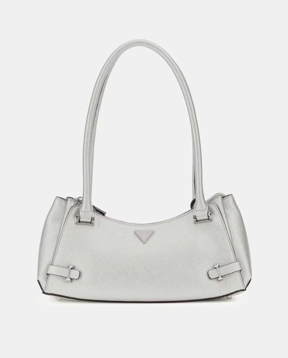 Сумка через плечо с молнией Guess, серебряный
Сумка через плечо с молнией Guess, серебряный