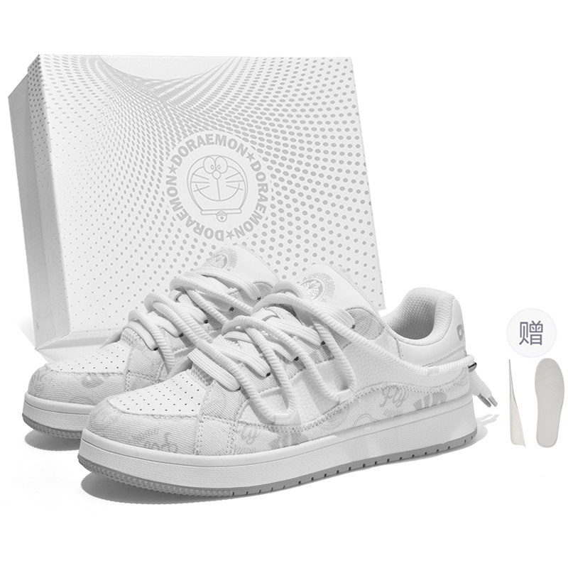 Низкие скейтбордистские кроссовки унисекс Doraemon, vintage белый (includes height-increasing insole)
Низкие скейтбордистские кроссовки унисекс Doraemon, vintage белый (includes height-increasing insole)
