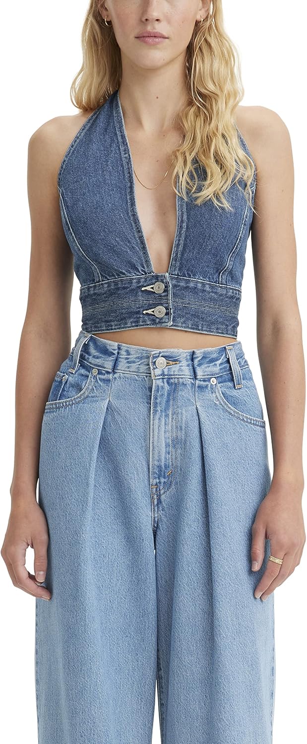 Женский джинсовый топ Levi's Daisy Halter, (New) Indigo Stonewash
Женский джинсовый топ Levi's Daisy Halter, (New) Indigo Stonewash