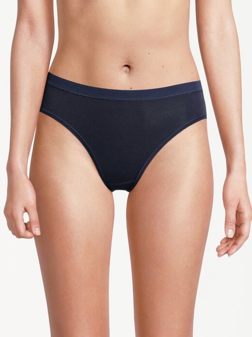 Трусики-Миди, 3 пары в тонкую рубчику Con-Ta, синий 
Трусики-Миди, 3 пары в тонкую рубчику Con-Ta, синий