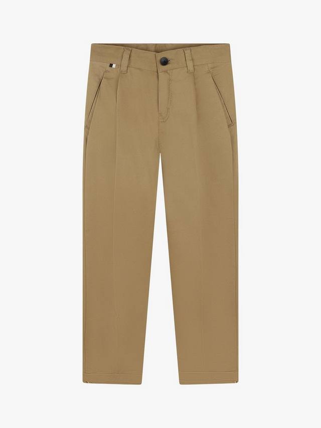 Детские хлопковые чинос из твила HUGO BOSS, Cookie
Детские хлопковые чинос из твила HUGO BOSS, Cookie